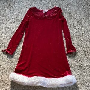 Girls Santa dress size 16, girls holiday dress, girls Christmas dress